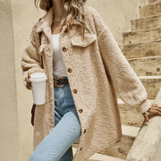 Aurore - Cardigan Long Manteau Confortable Élégant Femme