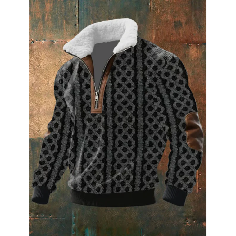 Florian – Pull homme polaire à col montant