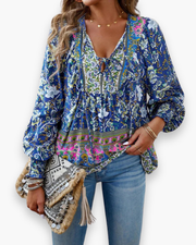 Chemise Ample Imprimée Pour Femme | Été Chic