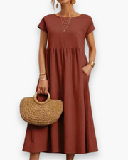 Robe Longue Décontractée pour Femme | Confort Élégant