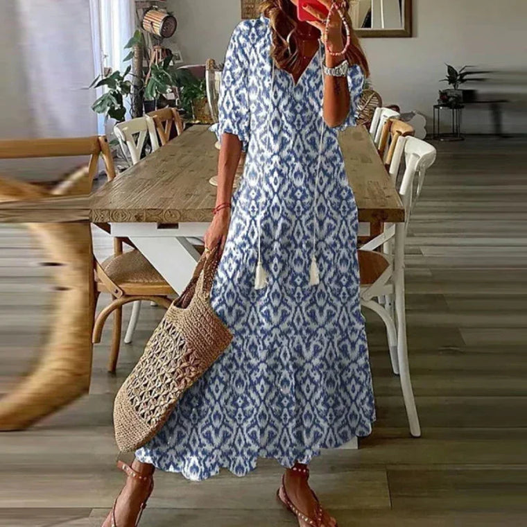 Delphine - Robe Maxi Bohème Femme
