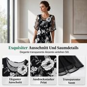 Yolanda - Élégante Robe en Mousseline Fleurie