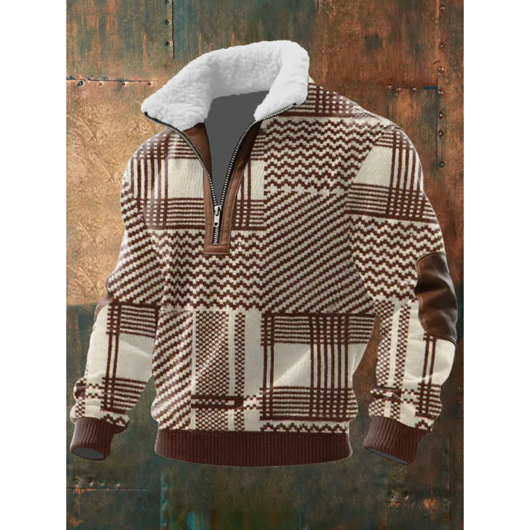 Florian – Pull homme polaire à col montant