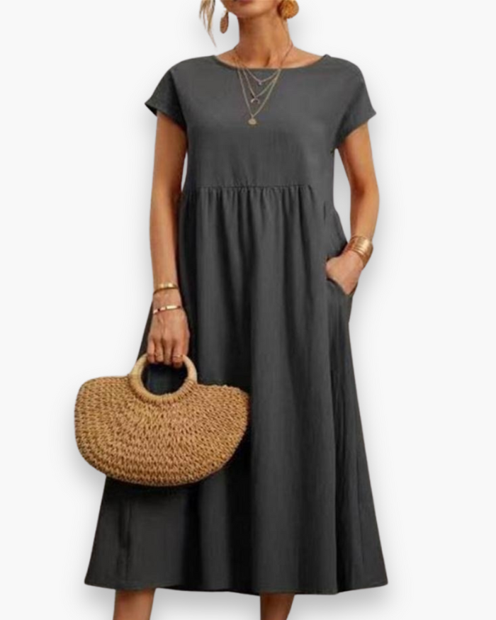 Robe Longue Décontractée pour Femme | Confort Élégant