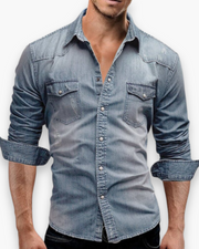 Chemise Jean Décontractée pour Homme | Style Intemporel