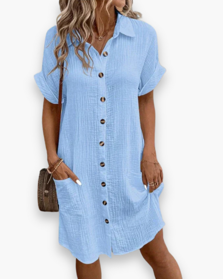 Robe Chemise Décontractée pour Femme | Confort Estival