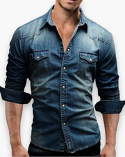 Chemise Jean Décontractée pour Homme | Style Intemporel