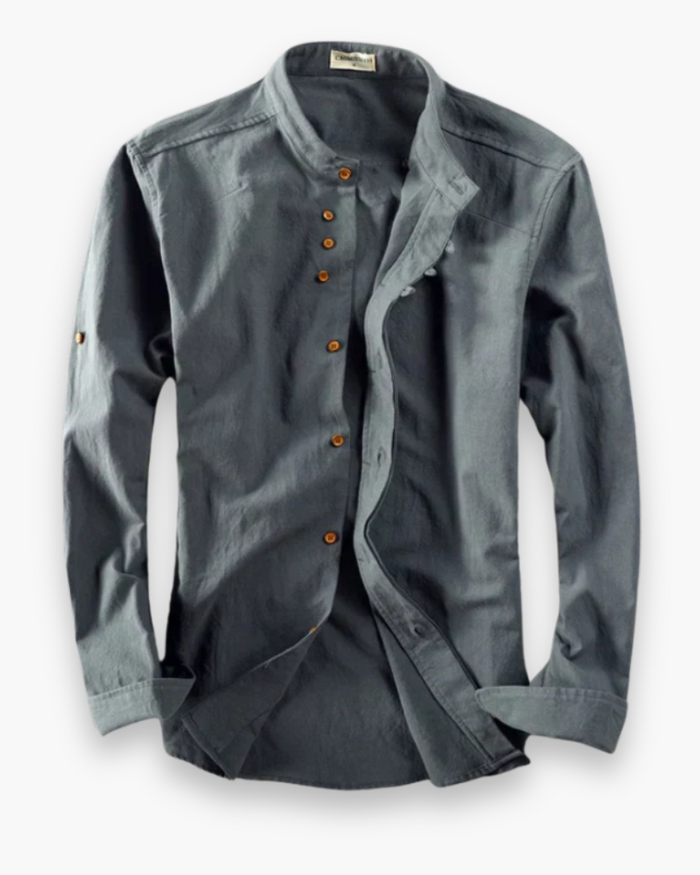 Chemise Col Mao pour Homme | Élégant et Moderne