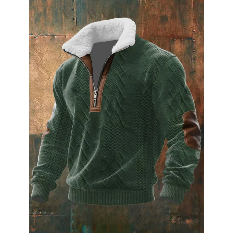 Florian – Pull homme polaire à col montant