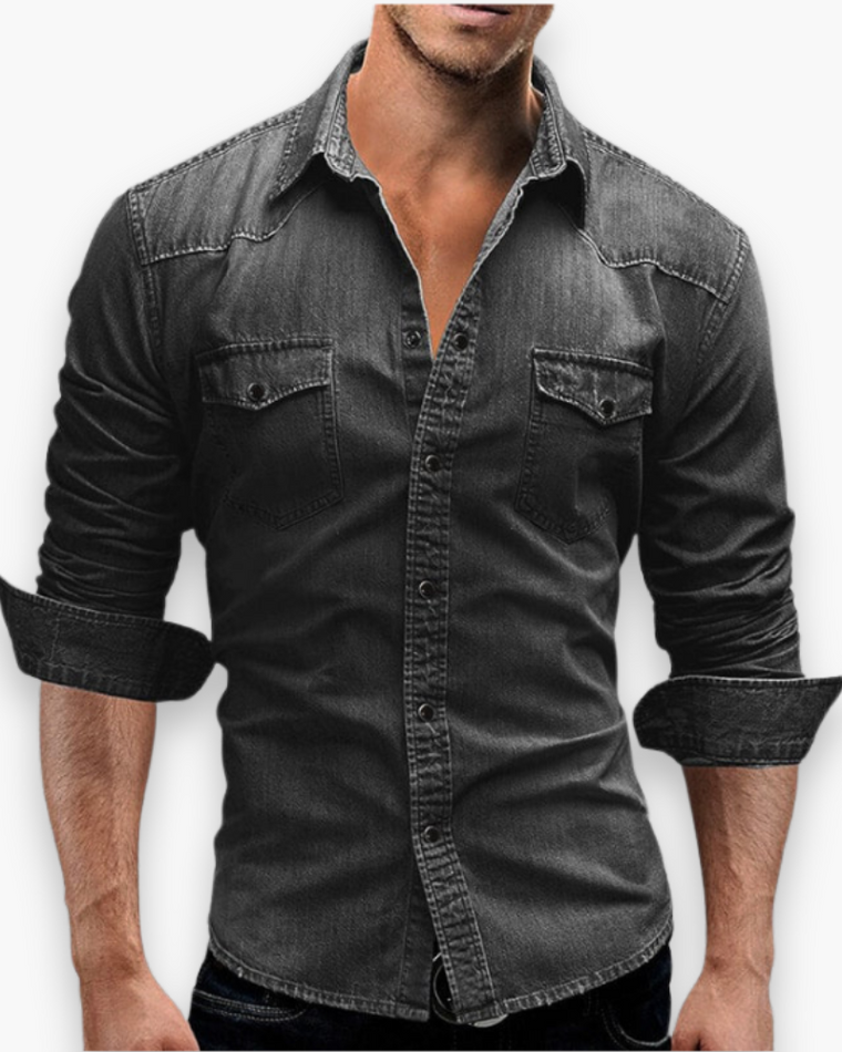Chemise Jean Décontractée pour Homme | Style Intemporel