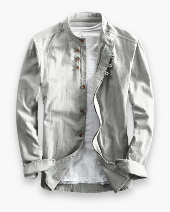 Chemise Col Mao pour Homme | Élégant et Moderne
