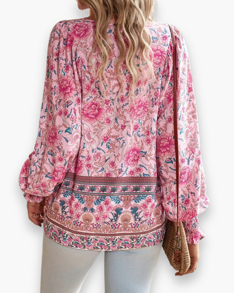 Chemise Ample Imprimée Pour Femme | Été Chic