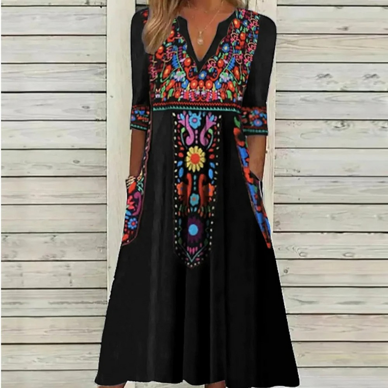 Céline - Robe Bohème D'Été Maxi