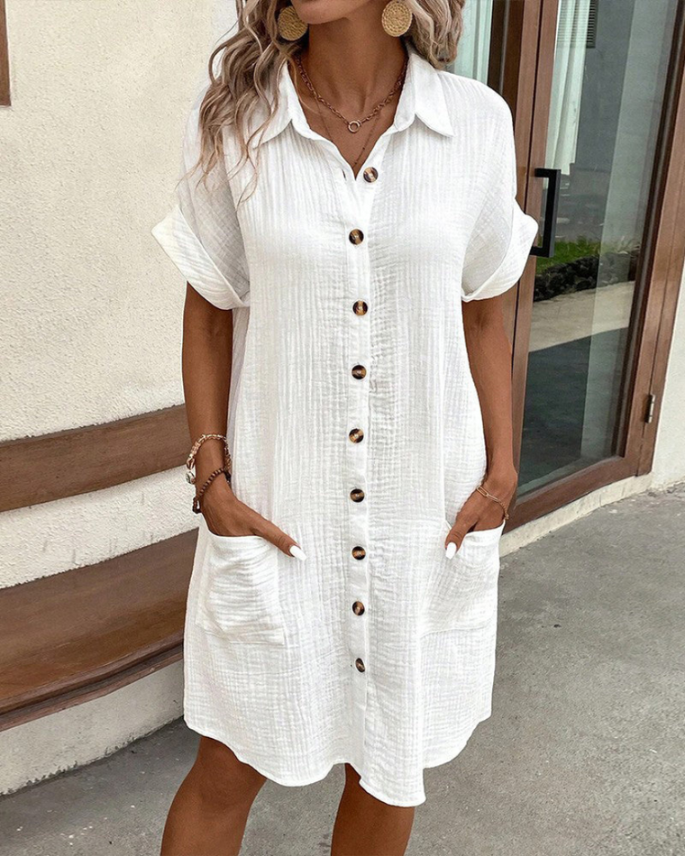 Léa - Robe Chemise Légère