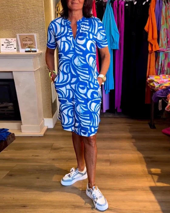 Marie - Robe Midi Chic d'Été