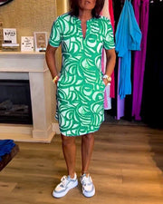 Marie - Robe Midi Chic d'Été