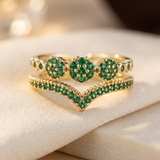 Bague en Émeraude et Or — Doumira