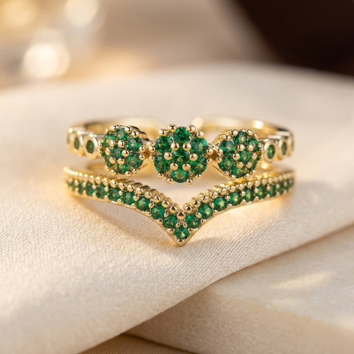 Bague en Émeraude et Or — Doumira