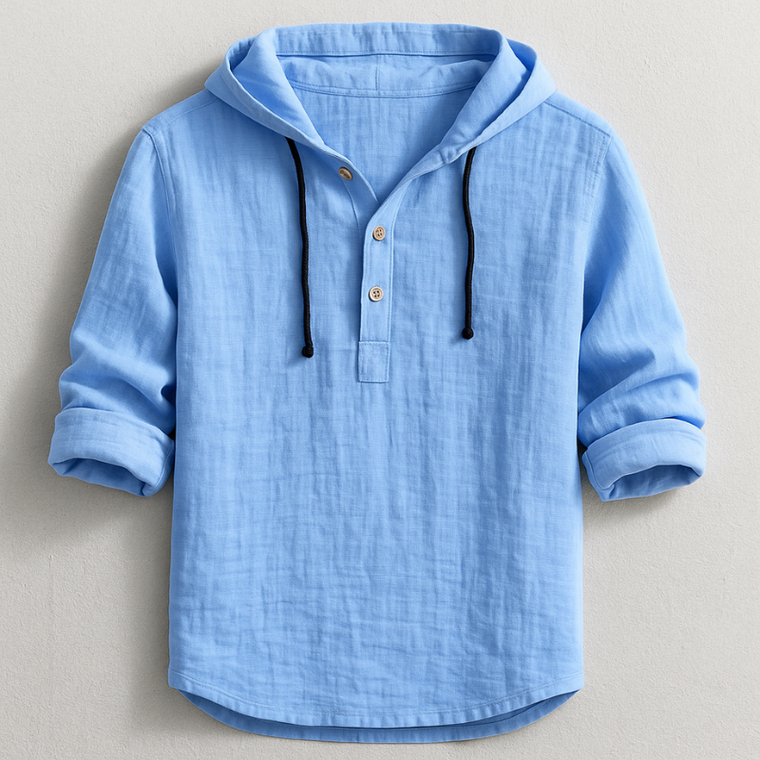 Thomas – Chemise homme à capuche moderne