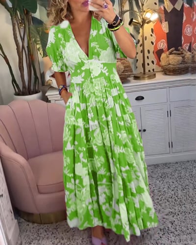 Muriel - Robe Maxi Femme Fleurie