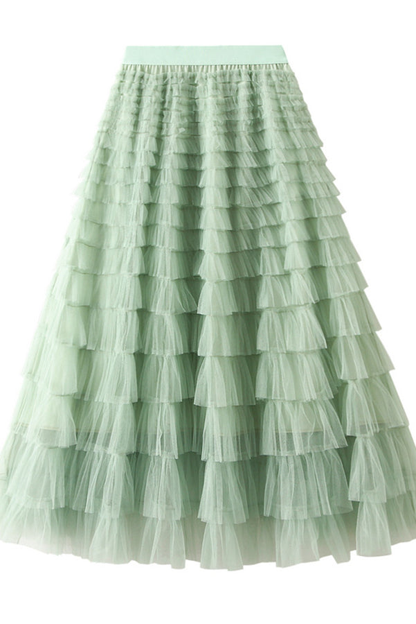 Rosa - Jupe Longue En Tulle - Élégante Et Féminine - Femme
