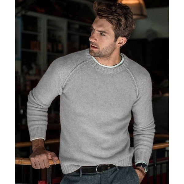 Maxime - Pull Tricot Doux Décontracté Confort Homme