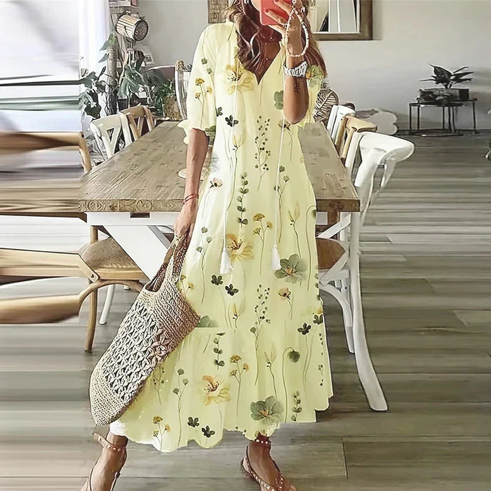 Delphine - Robe Maxi Bohème Femme