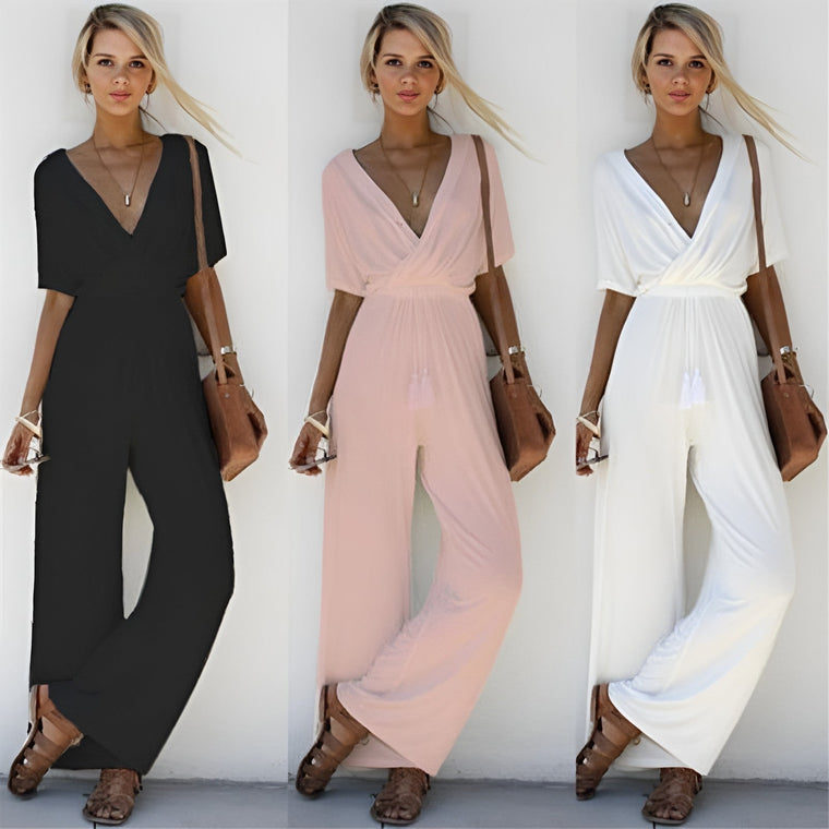 Sibylle - Combinaison Estivale Fluide Avec Tissu Léger Et Look Tendance