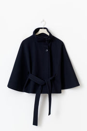 Sofia – Manteau laine femme à col élégant