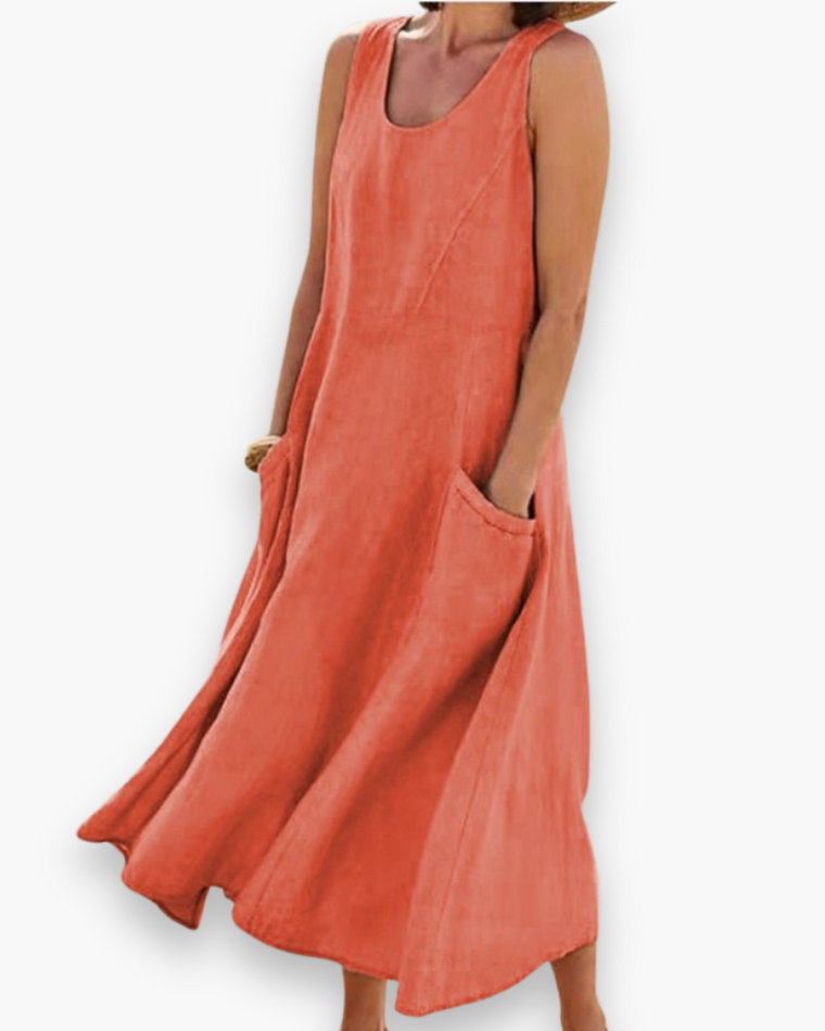 Robe d’Été Décontractée pour Femme | Élégance Midi