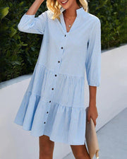 Robe midi femme à carreaux tendance - Emma