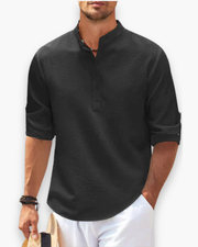 Chemise Décontractée Col Ouvert Pour Homme | Légère Et Stylée