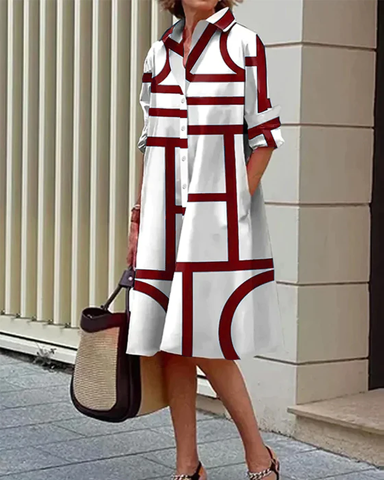 Marine - Robe Maxi Élégante D'Été