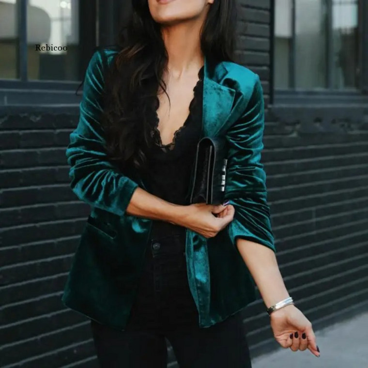 Coco - Blazer velours femme