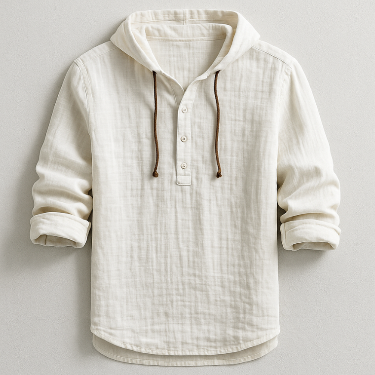 Thomas – Chemise homme à capuche moderne