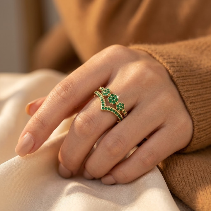 Bague en Émeraude et Or — Doumira