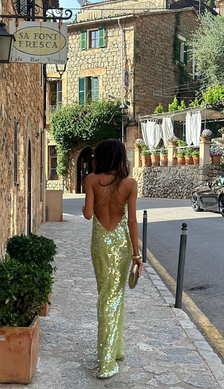 Patricia - Robe de Soirée à Paillettes