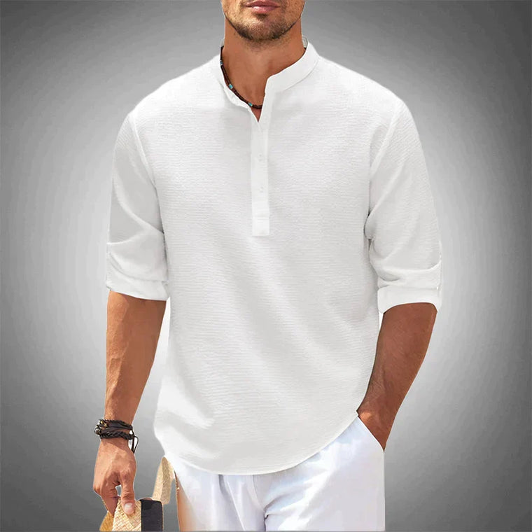 Lucas - Belle Chemise D'été En Lin Homme