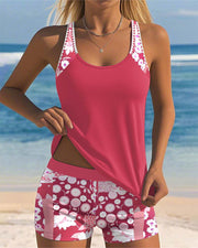 Chloé - Tankini Stylé Short Floral