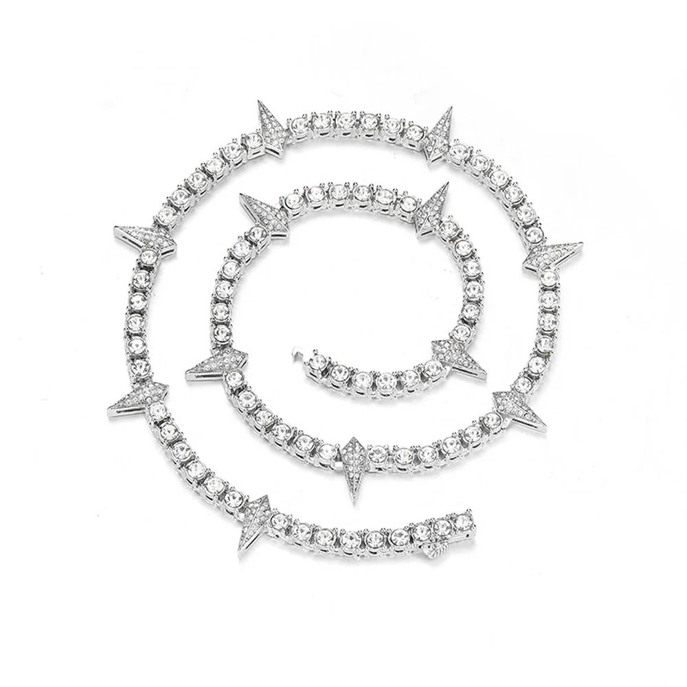 Chaine en diamant homme hip hop — Doumira