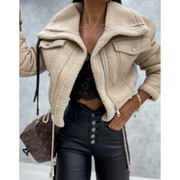 Louna - Veste aviateur femme courte