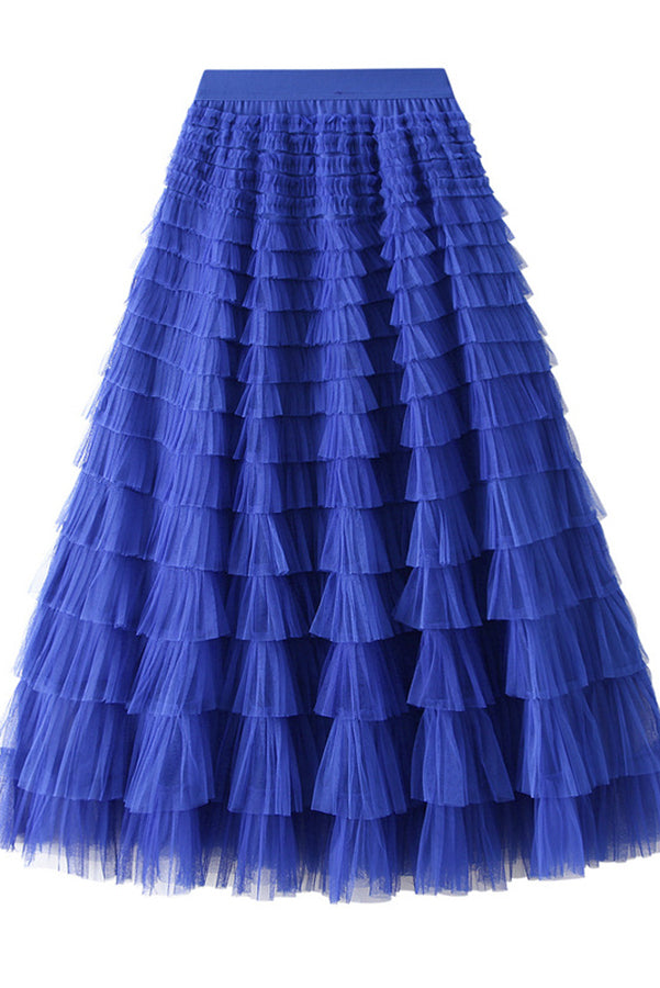 Rosa - Jupe Longue En Tulle - Élégante Et Féminine - Femme