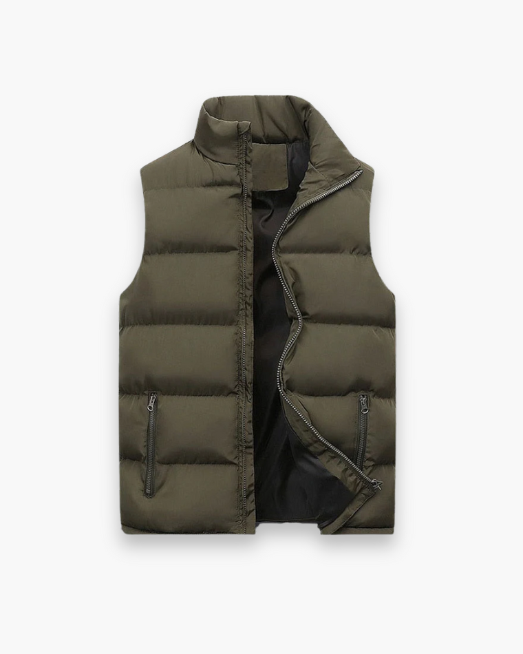 Gilet Matelassé Zippé Pour Homme | Confort Et Style