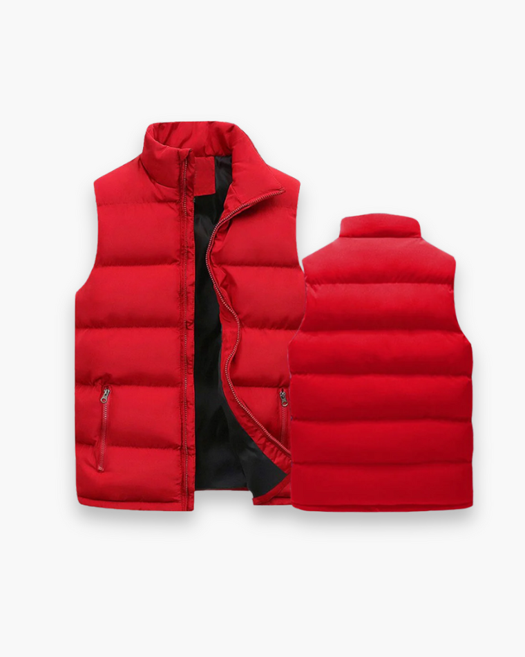 Gilet Matelassé Zippé Pour Homme | Confort Et Style