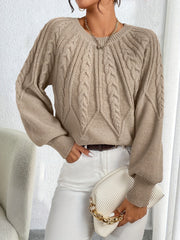 Chloé - Pull Flatteur Torsadé Col Rond