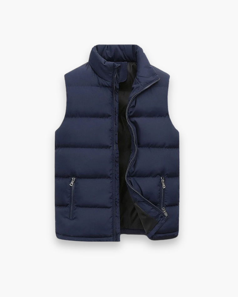 Gilet Matelassé Zippé Pour Homme | Confort Et Style