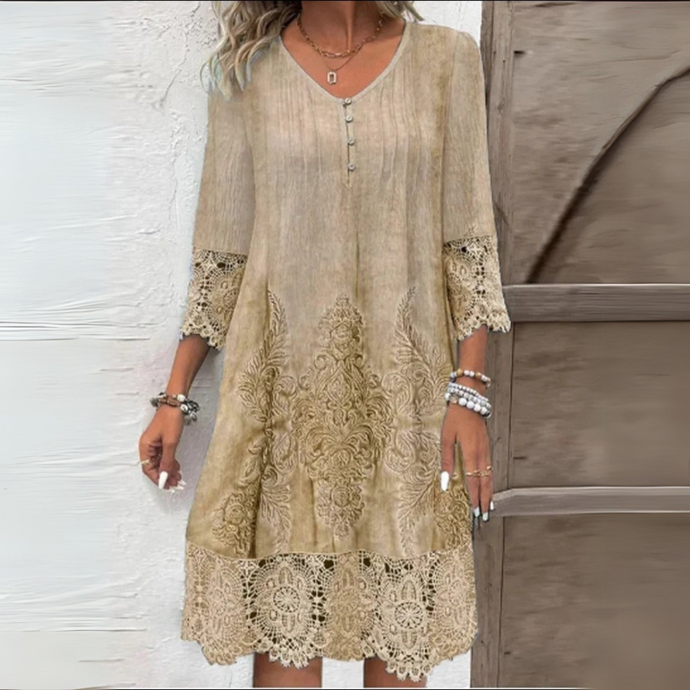 Robe d'Été Femme en Lin Tunique - Sarah