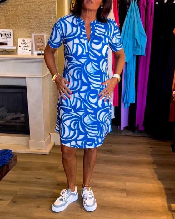 Marie - Robe Midi Chic d'Été