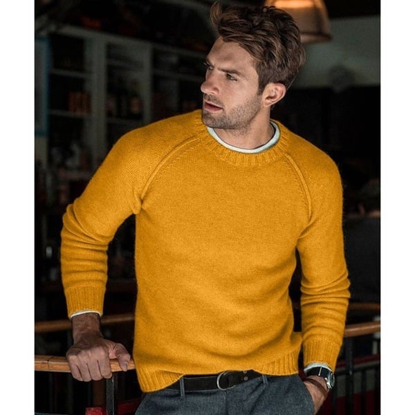 Maxime - Pull Tricot Doux Décontracté Confort Homme
