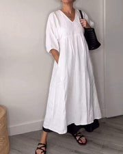 Aline - Robe Femme en Lin Ample
